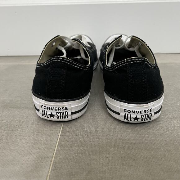 Converse Chuck Taylor All Star Mens 7.5/Womens 9.5 Black Low Top Casual Shoes - Picture 4 of 5